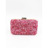 Chantaky 032 1700 Taşlı Abiye Çanta Gece Çantası Clutch Pembe Standart