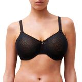 Chantelle C Magnifique Dikişsiz Astarsız Küçültücü Siyah Kadın Sütyen