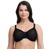 Chantelle Kadın Sehr Bedeckender Gemoldeter Bh C Magnifique Tam Kaplayan Sütyen, Siyah (Schwarz 11), 42C