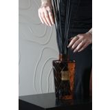 Chanza Home Beyaz Sabun Oda Kokusu Premium Kristal Kesme Büyük Boy Lüks Kesme Amber Camda Oda Kokusu 1250 ml
