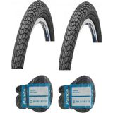 Chaoyang 20 Jant 20X1.75 (47-406) Bisiklet Dış Lastiği Yol Tipi H-537 x 2 Adet + Panda Iç Lastik Seti
