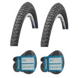 Chaoyang 20 Jant 20X1.75 Bisiklet Dış Lastiği Yol Tipi H-537 X 2 Adet + Panda İç Lastik Seti
