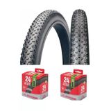 Chaoyang 24 Jant 24X4.0 Fat Bike Dış Lastiği Big Daddy H-5176 X 2 Adet + İç Lastik Seti