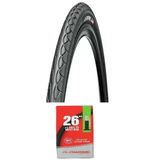 Chaoyang 26 Jant 26X1.75 (47-559) Bisiklet Dış Lastiği Yol Tipi H-460 + İç Lastik Seti