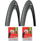 Chaoyang 26 Jant 26X1.75 (47-559) Bisiklet Dış Lastiği Yol Tipi H-460 x 2 Adet + Chaoyang Iç Lastik Seti