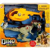 Chap Mei Sesli ve Işıklı Dino Valley Helikopter Oyun Seti