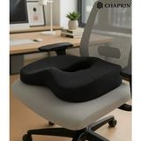 Chaprin Ortopedik Visco Oturma Minderi – Ergonomik Oturma Simidi | Siyah