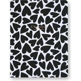 Chapters Canvas Black & White Hearts Not Defteri - Standart