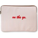 Chapters Pink Leaves On The Go Deri 13" - 14" Kadın Laptop Kılıfı - Standart