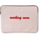 Chapters Pink Leaves Working Mom Deri 13" - 14" Kadın Laptop Kılıfı - Standart