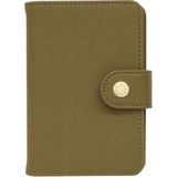 Chapters Pocket Journal Olive Deri Çizgili Defter - Standart