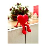 Chara Ayaklı Kalp - Doğum Günü, Sevgililer Günü Için Masaüstü Hediyelik (5 Cm)