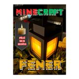 Chara Minecraft Fener Lamba - Gamer Hediyesi - Pilli Mum Dahil Dekoratif Masa Lambası 11X7Cm