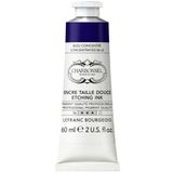 Charbonnel bakır baskı boyaları, yüksek pigmentli derin baskı rengi, mükemmel ışık haslığı, vegan, canlı renkler, yaşlanmaya dayanıklı, 60 ml tüp - Konsantre mavisi