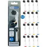 Charcoal - Aktif Karbon Ekstra Beyazlık Oral B Şarjlı Diş Fırçası Yedek Başlığı - 16'lı Yedek Başlık