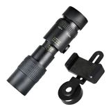 Charge 4K 10-300X40MM Süper Telefoto Zoom Monoküler Teleskop - Siyah
