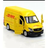 Charge Dhl 1/36 Model Oyuncak Kamyon - Kırmızı - Sarı