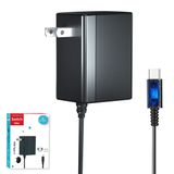 Charger for Nintendo Switch with 5FT Charging Cable, AC Power Supply Adapter for Nintendo Switch/LITE/OLED Work as Original Charger, Support Switch TV Dock Mode Output 15V2.6A USB C Chargers