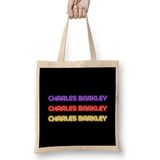 Charles Barkley - Basketball Gifts Vintage Retro Rainbow Quotes For Boys And Dad Bez Çanta Uzun Saplı - Açık Bej - 40 X 40