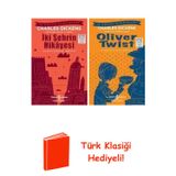 Charles Dickens 2 Kitap Seti + Türk Klasiği Hediye