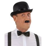Charlie Chaplin Stil Yetişkin Şapkası – Siyah Melon Parti Şapkası Mirsm0010k-Smr-D159-E242