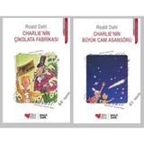 Charlie'nin Büyük Cam Asansörü - Charlie'nin Çikolata Fabrikası - 2 Kitap - Roald Dahl