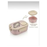 Charlotte Candle 6 Bölmeli Beslenme Kabı Çıkarılabilir Sos Kuruyemiş Bölmesi 4 Farkı Renk Seçeneği
