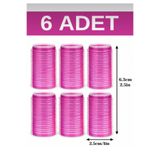 Charlotte Candle Bigudi 6’lı Saç Şekillendirme Seti Saç Sosisi Kendinden Yapışkanlı Saç Bigudisi Isısız Bukleler