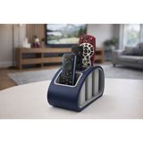 Charm3D Arccontrol Modern Kumanda Düzenleyici – 3 Bölmeli Masaüstü Kumandalık Organizer - Lacivert