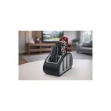 CHARM3D ArcControl Modern Kumanda Düzenleyici – 3 Bölmeli Masaüstü Kumandalık Organizer