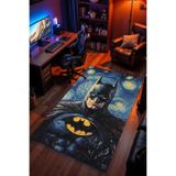 Charmbi Batman Desenli Kaymaz Taban Makinede Yıkanabilir Gaming Oyuncu Gamer Genç Odası Halısı
