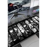 Charmbi Demon Slayer Mouse Pad – 30X70 Büyük Gaming Mousepad, Kaymaz Taban Oyuncu - Çok Renkli