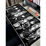 Charmbi Demon Slayer Mouse Pad – 40X90 Büyük Gaming Mousepad, Kaymaz Taban Oyuncu - Çok Renkli