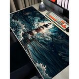 Charmbi Deniz Feneri 40X90 Procontrol Mouse Pad Gaming Mousepad Kaymaz Taban Büyük Oyuncu Ultra Pürüzsüz - Çok Renkli
