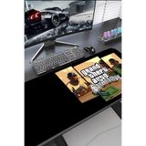 Charmbi GTA San Andreas Temalı 30x70 ProControl Mouse Pad Gaming Mousepad Kaymaz Taban Büyük Oyuncu Pürüzsüz