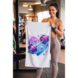 Charmbi Halter Kızı Kişiye Özel 45x90 Spor Havlusu | Kaliteli Pamuk Kumaş Dijital Baskı