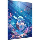 Charmbi Pokemon Squirtle Metal Poster Tablo – Parlak Yüzey Canlı Baskı Modern Duvar Dekoru Gamer Anime - 20 x 30 - Çok Renkli