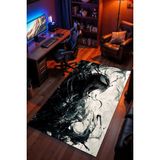 Charmbi Venom Örümcek Adam Halı Kaymaz Taban Kadife Dokulu Makinede Yıkanabilir Genç Odası Halısı Yolluk - Çok Renkli - 180 x 250 cm