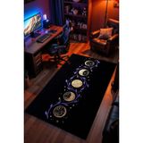Charmbi Viking Mitoloji Desenli Kaymaz Taban Makinede Yıkanabilir Gaming Oyuncu Gamer Genç Odası Halısı - Çok Renkli - 60 x 100 cm