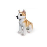 charmerprincesses AKİTA PELUŞ KÖPEK 25 CM GERÇEKÇİ AKİTA KÖPEK PELUŞ OYUNCAK PELUŞ KÖPEK İTHAL ÜRÜN oturan model