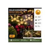 charmerprincesses SOLAR LED BAHÇE LAMBASI GÜNEŞ ENERJİLİ DEKORATİF BAHÇE IŞIĞI IP65 2 ADET