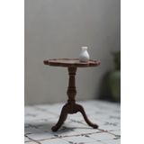 CharmFancy 1/12 Ölçek Antika Vintage Sehpa Minyatür Diorama Eşya Aksesuar