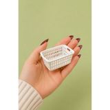 CharmFancy 1:12 Ölçek Çamaşır Sepeti Minyatür Maket Eşya Diorama Dollhouse Ürünleri Bebek Ev Obje Aksesuarları