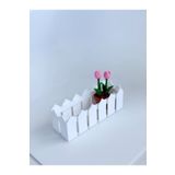 CharmFancy 1/12 Ölçek Çiçek Saksı Standı Minyatür Diorama Eşya Aksesuar
