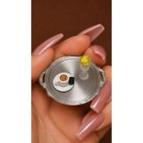 CharmFancy 3'Lü 1 Adet Bitter Çikolatalı Kahve , 1 Adet Limonlu Soda ve 1 Adet Tepsi Minyatür Mini Diorama Dollhouse Bebek Ev Eşyası Aksesuar