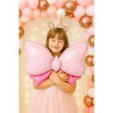 Charmira Store Pembe Fiyonk Balon 22x38 cm – Parti ve Doğum Günü Süslemesi, Dekoratif Folyo Balon