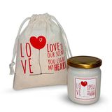Charmlab Candle – Love Note Koleksiyonu Wood & Spice Sandal Kokulu Cam Bardak Mum, 135 G, Metal Kapaklı Ve Bez Keseli, Hediyeye Hazır Tasarım Mum