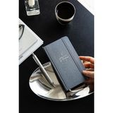 Charmlı Süresiz Haftalık Planlayıcı Cep Ajanda 9x17 cm Füme
