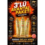 Chase %100 Orijinal 48000 Gecktirici Krem 3'lü Set | Erkeklere Özel | Gizli Paketleme | Avantaj Paketi