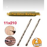 Chattel 11X210 mm Sds Plus Beton Delme Matkap Ucu (2 Adet)